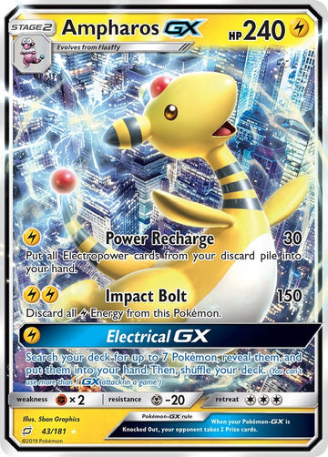 Ampharos GX (043/181) [Sun & Moon: Team Up]
