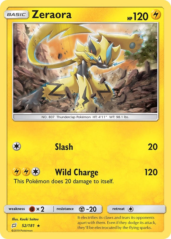 Zeraora [52/181] [SM - Team Up] Reverse Holofoil