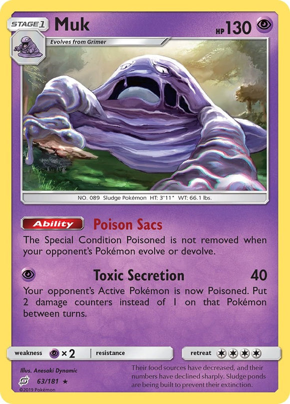 Muk [63/181] [SM - Team Up] Reverse Holofoil