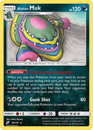 Alolan Muk [84/181] [SM - Team Up] Reverse Holofoil