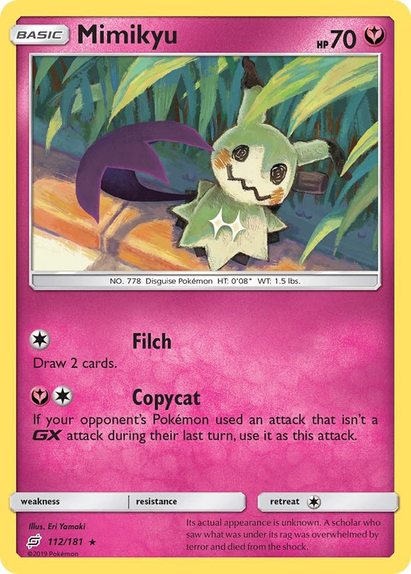 Mimikyu [112/181] [SM - Team Up] Reverse Holofoil