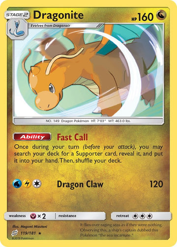 Dragonite [119/181] [SM - Team Up] Reverse Holofoil