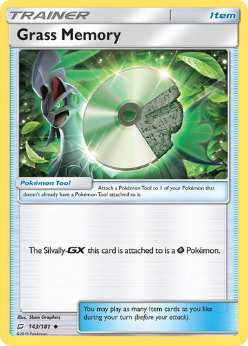 Grass Memory [143/181] [SM - Team Up] Reverse Holofoil
