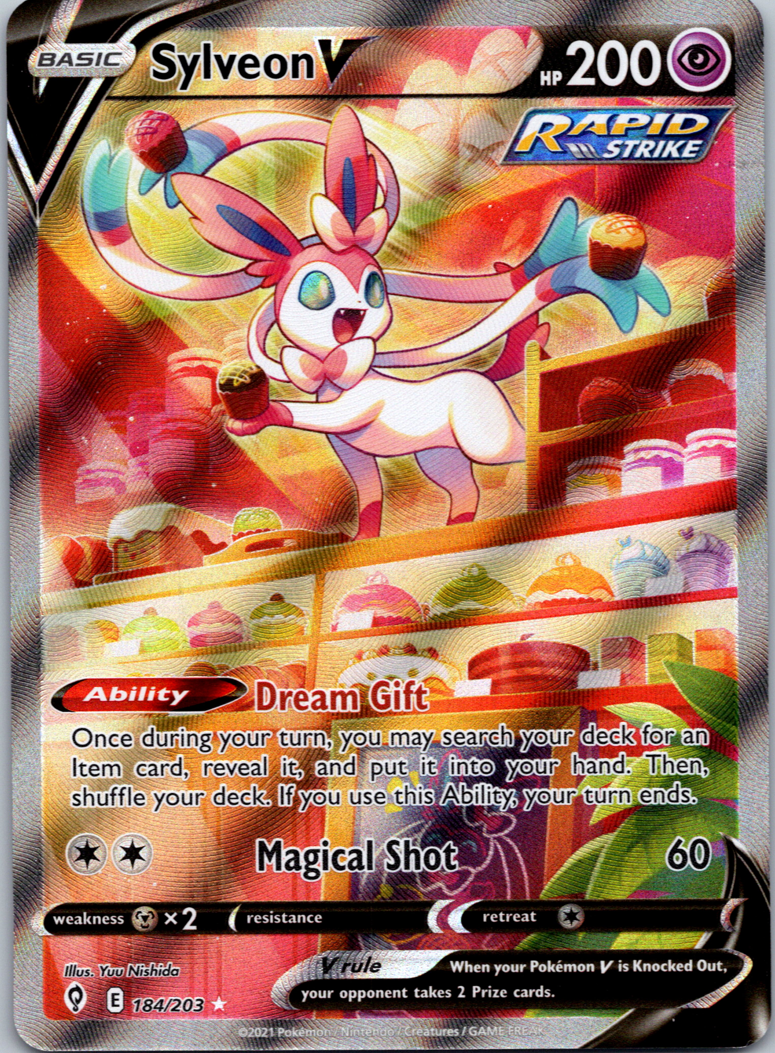 Sylveon V (184/203) [Sword & Shield: Evolving Skies]