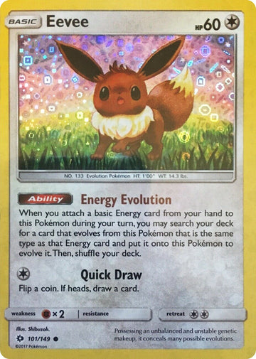 Eevee (101/149) (General Mills Promo) [Sun & Moon: Base Set]