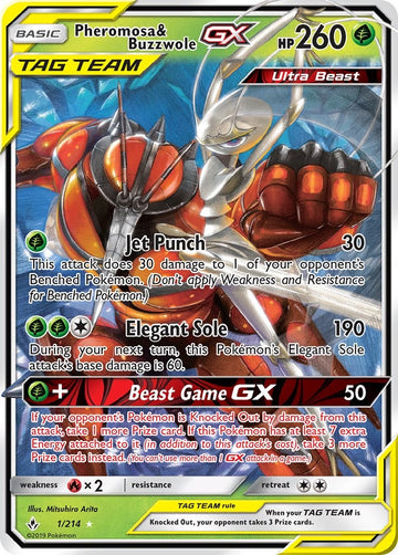 Pheromosa & Buzzwole GX (001/214) [Sun & Moon: Unbroken Bonds]