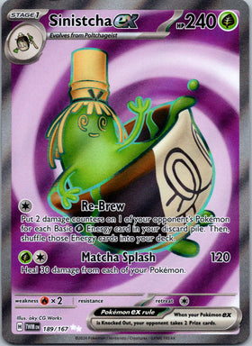 Sinistcha ex [189/167] - (Twilight Masquerade) Holofoil