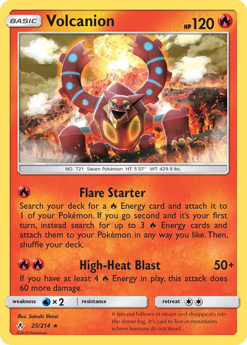 Volcanion [25/214] [Unbroken Bonds] Reverse Holofoil