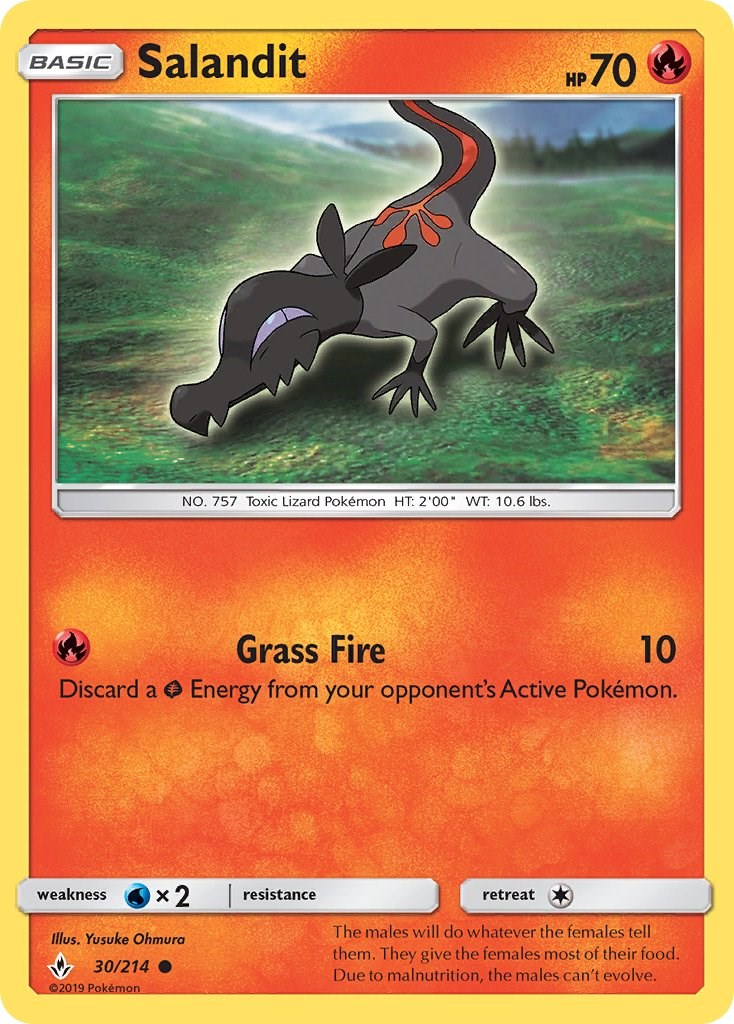 Salandit [30/214] [Unbroken Bonds] Reverse Holofoil
