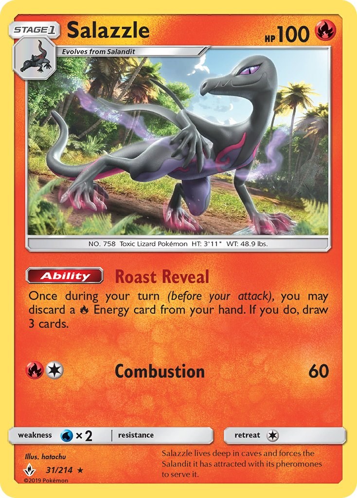 Salazzle [31/214] [Unbroken Bonds] Reverse Holofoil