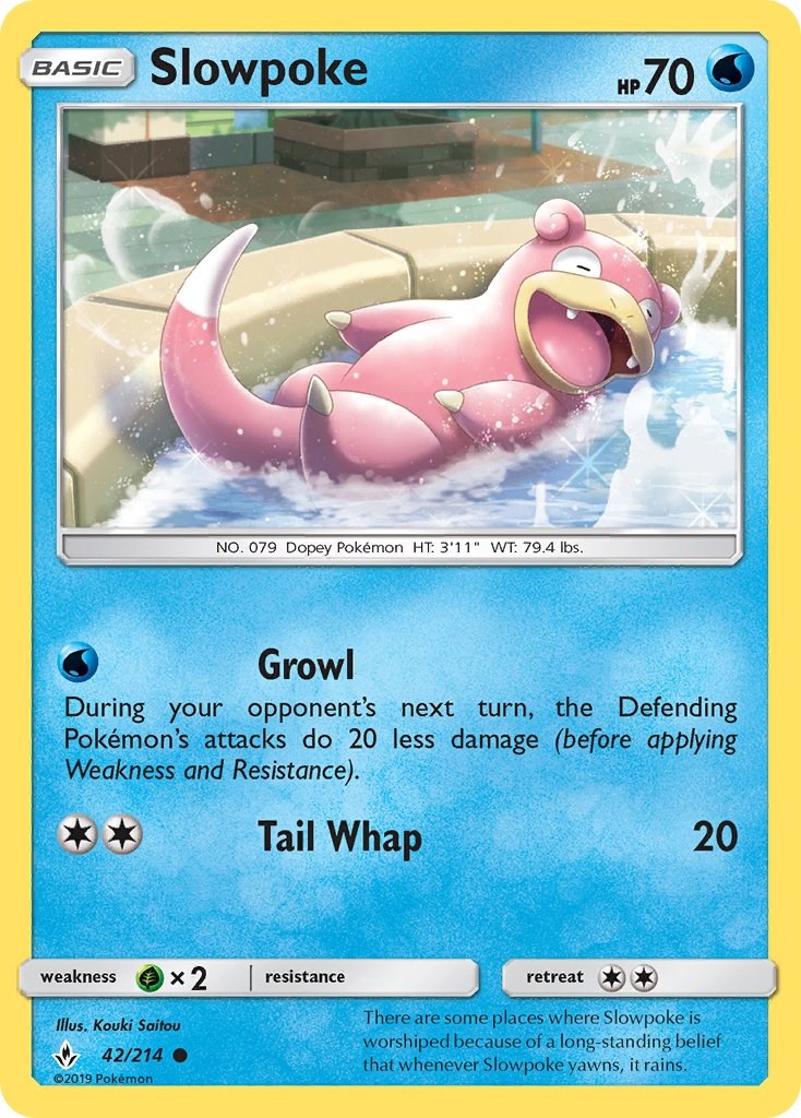 Slowpoke [42/214] [Unbroken Bonds] Reverse Holofoil
