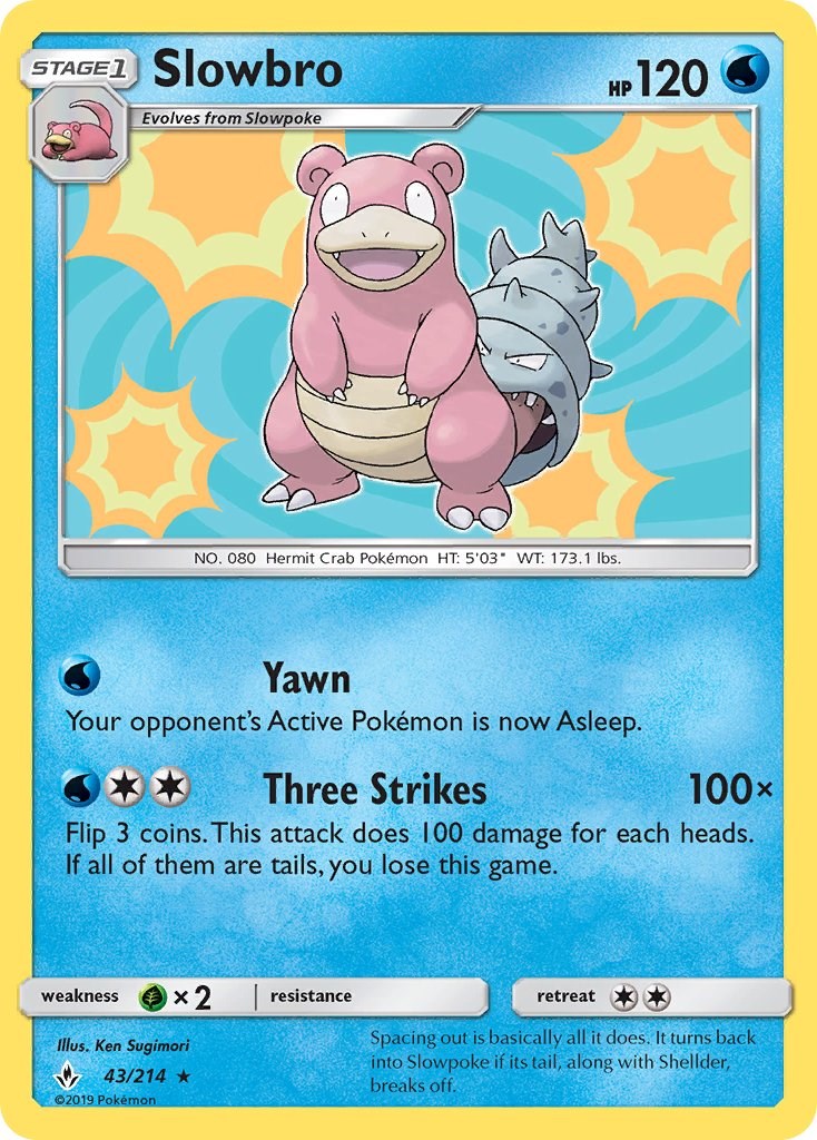 Slowbro [43/214] [Unbroken Bonds] Reverse Holofoil