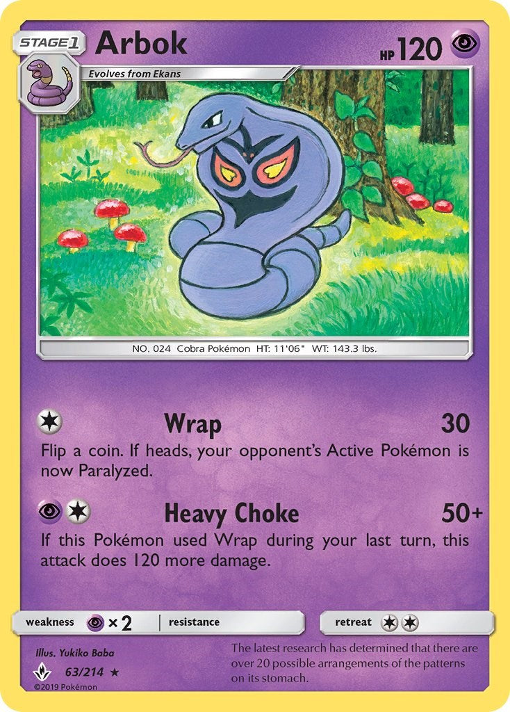 Arbok [63/214] [Unbroken Bonds] Reverse Holofoil