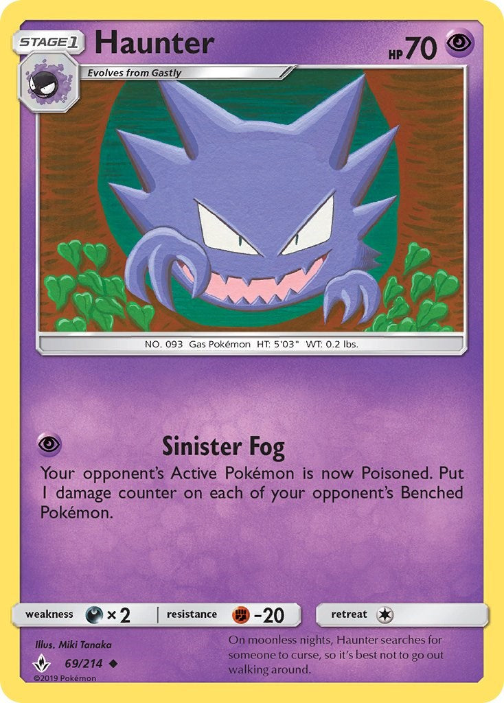Haunter [69/214] [Unbroken Bonds] Reverse Holofoil