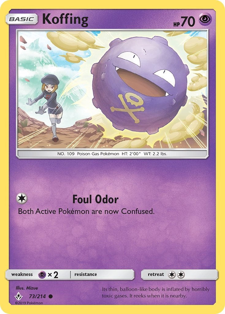 Koffing [73/214] [Unbroken Bonds] Reverse Holofoil
