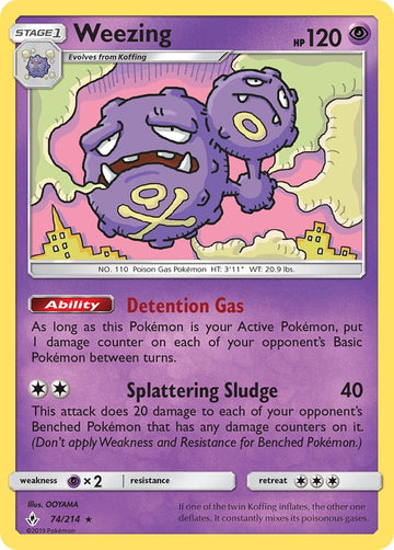 Weezing [74/214] [Unbroken Bonds] Reverse Holofoil