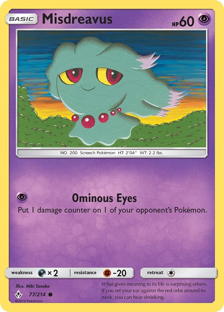 Misdreavus [77/214] [Unbroken Bonds] Reverse Holofoil