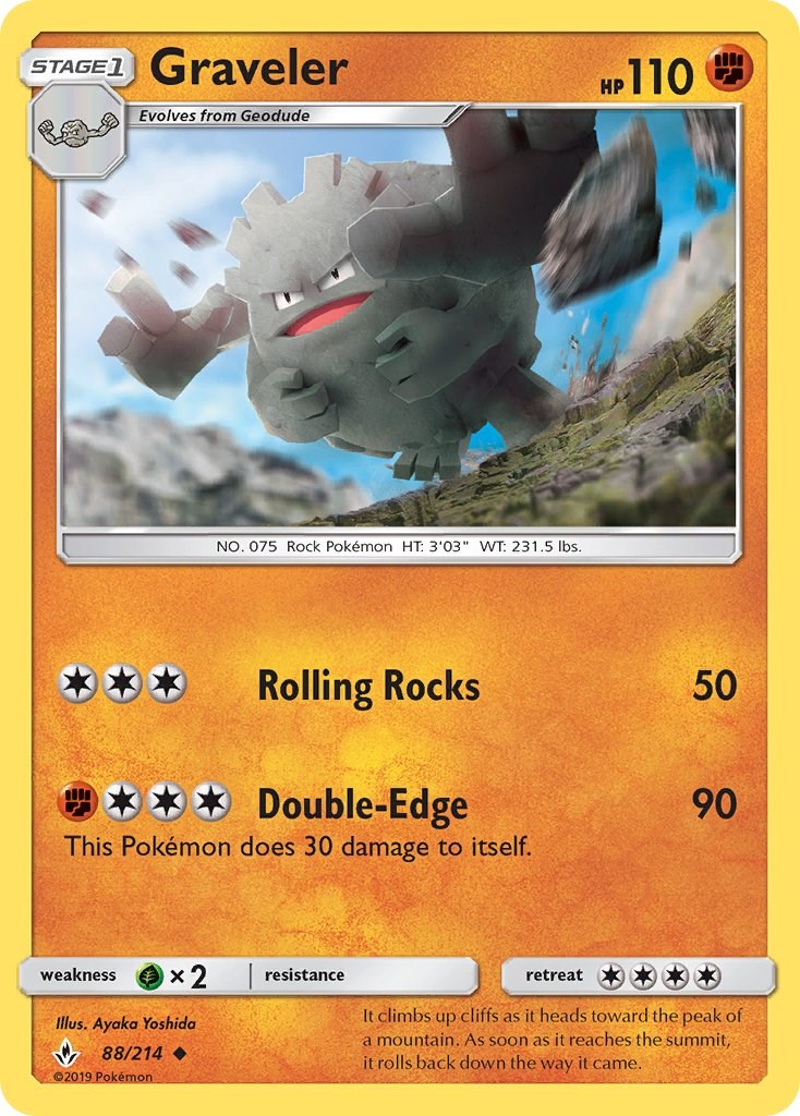 Graveler [88/214] [Unbroken Bonds] Reverse Holofoil
