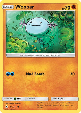 Wooper [96/214] [Unbroken Bonds] Reverse Holofoil