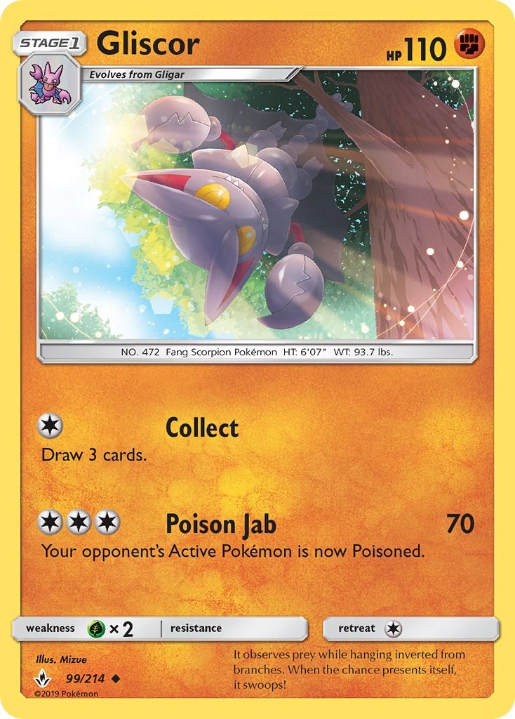 Gliscor [99/214] [Unbroken Bonds] Reverse Holofoil