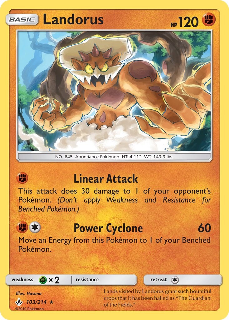 Landorus [103/214] [Unbroken Bonds] Reverse Holofoil
