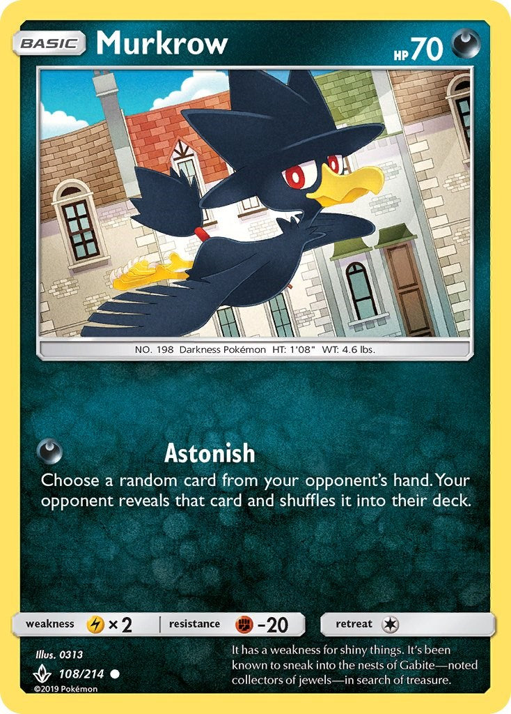 Murkrow [108/214] [Unbroken Bonds] Reverse Holofoil