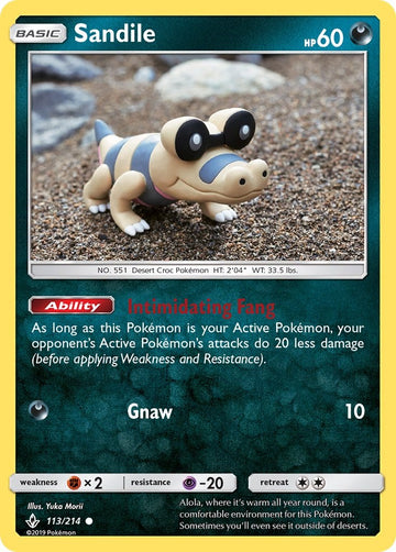 Sandile [113/214] [Unbroken Bonds] Reverse Holofoil