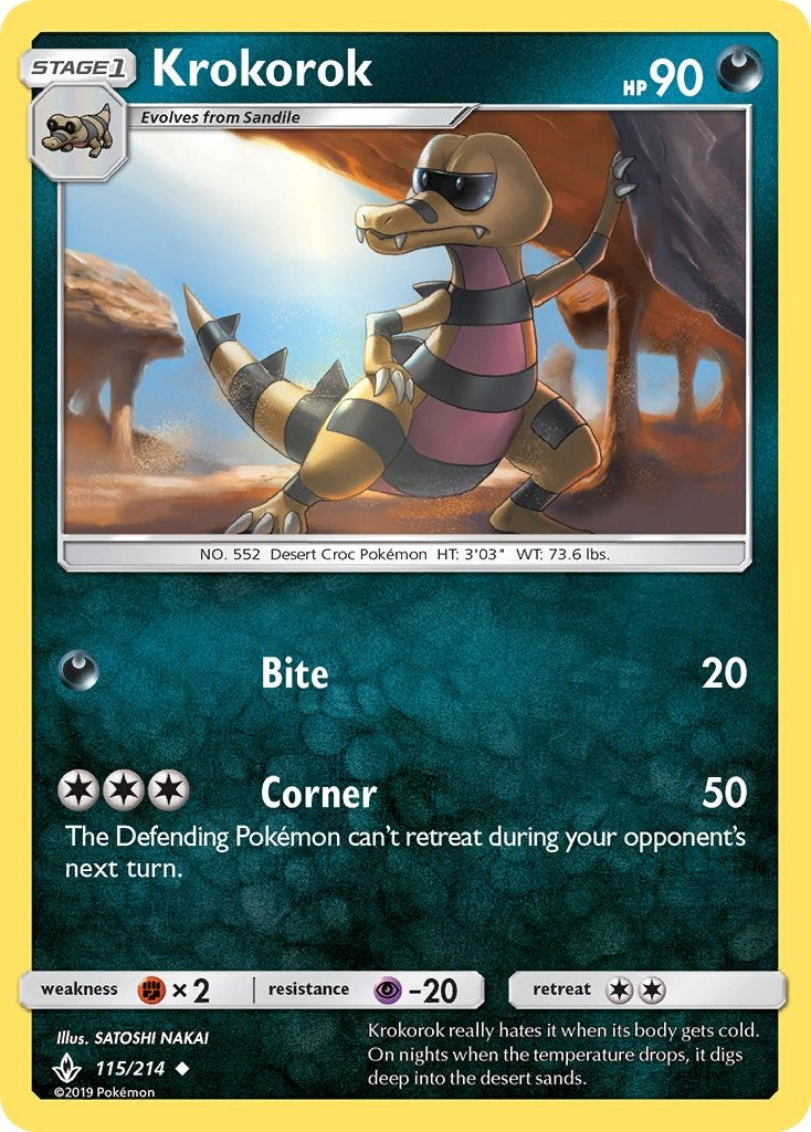 Krokorok [115/214] [Unbroken Bonds] Reverse Holofoil