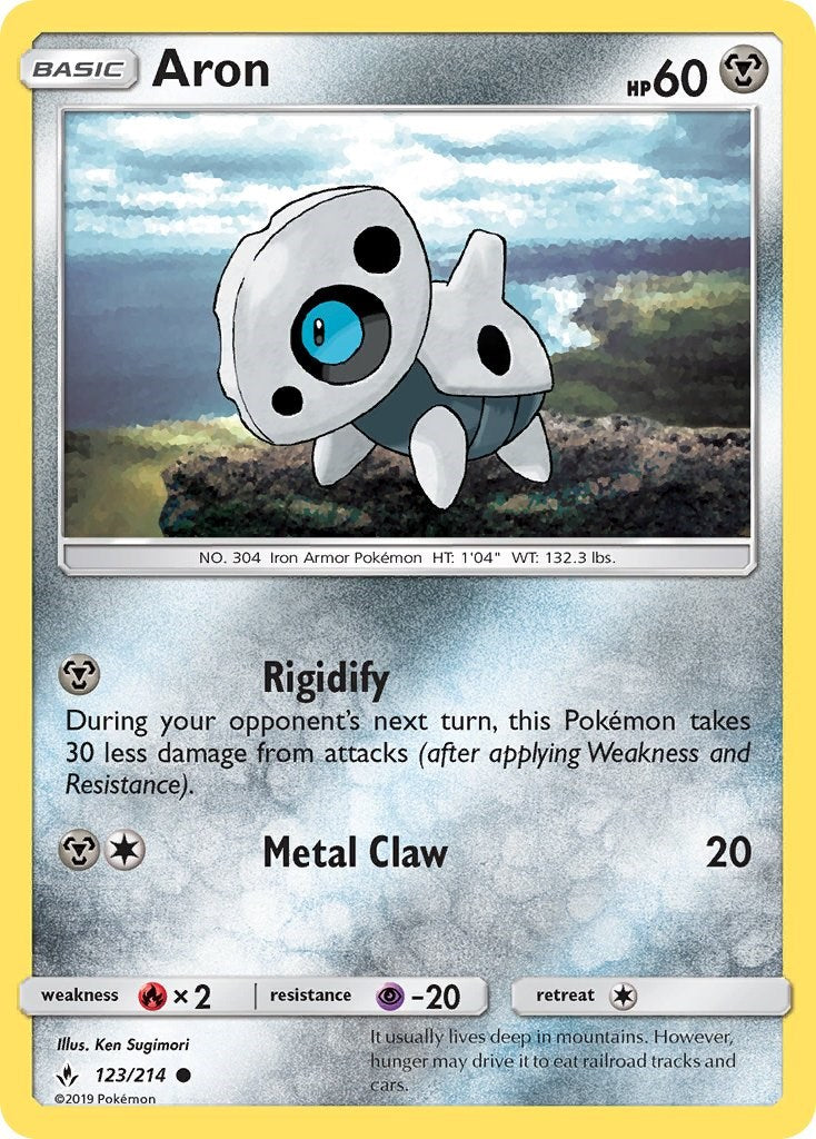 Aron [123/214] [Unbroken Bonds] Reverse Holofoil