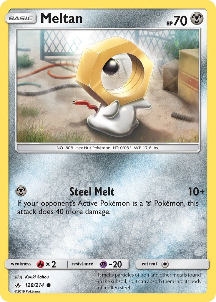 Meltan [128/214] [Unbroken Bonds] Reverse Holofoil