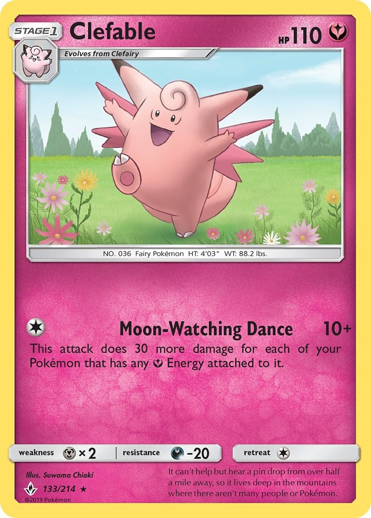 Clefable [133/214] [Unbroken Bonds] Reverse Holofoil