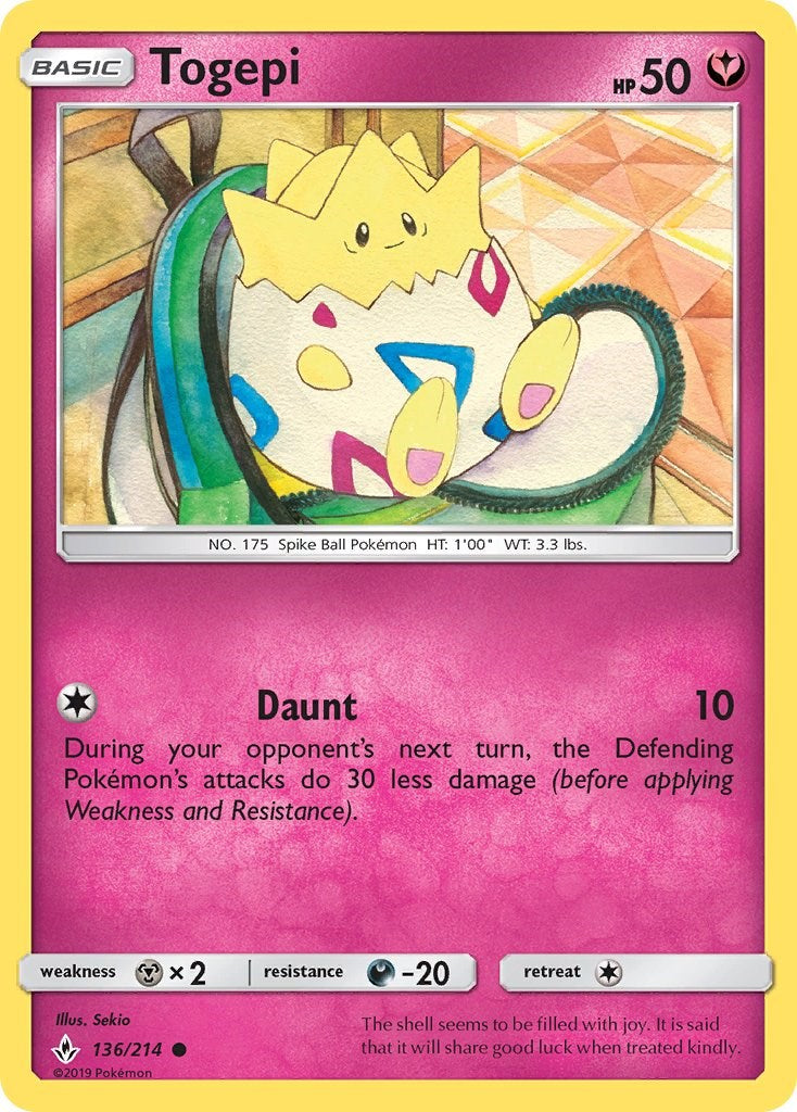 Togepi [136/214] [Unbroken Bonds] Reverse Holofoil