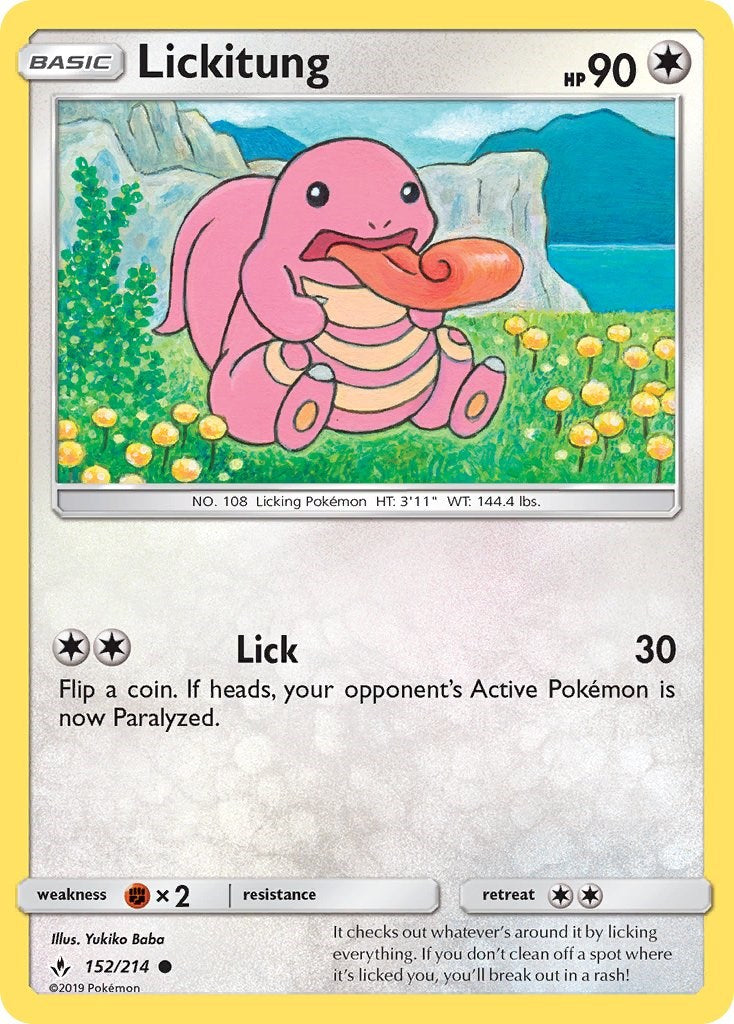 Lickitung [152/214] [Unbroken Bonds] Reverse Holofoil