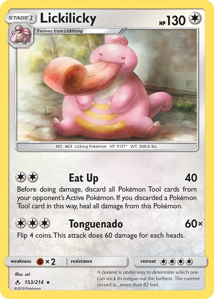 Lickilicky [153/214] [Unbroken Bonds] Reverse Holofoil