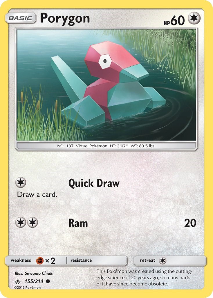 Porygon [155/214] [Unbroken Bonds] Reverse Holofoil