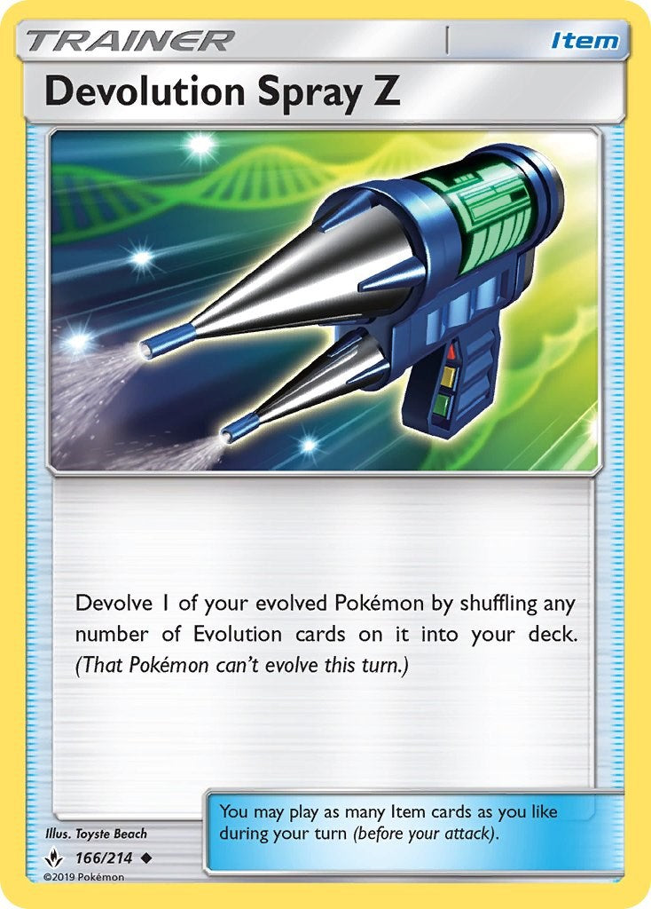 Devolution Spray Z [166/214] [Unbroken Bonds] Reverse Holofoil