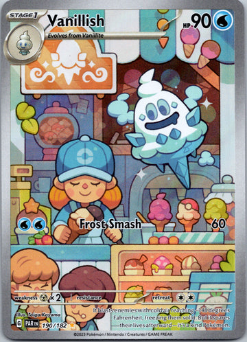 Vanillish (190/182) - [Scarlet & Violet: Paradox Rift] Holofoil