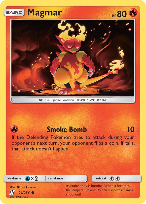 Magmar [21/236] [Unified Minds] Reverse Holofoil