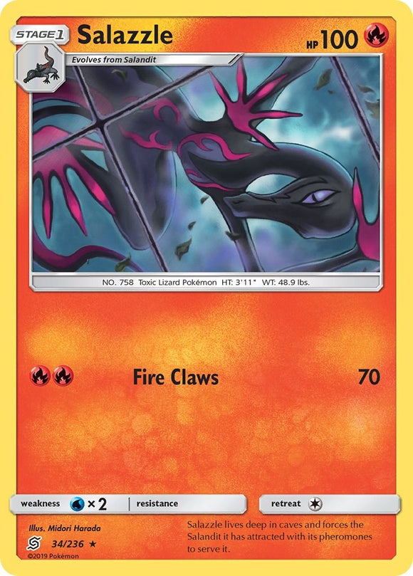 Salazzle [34/236] [Unified Minds] Reverse Holofoil