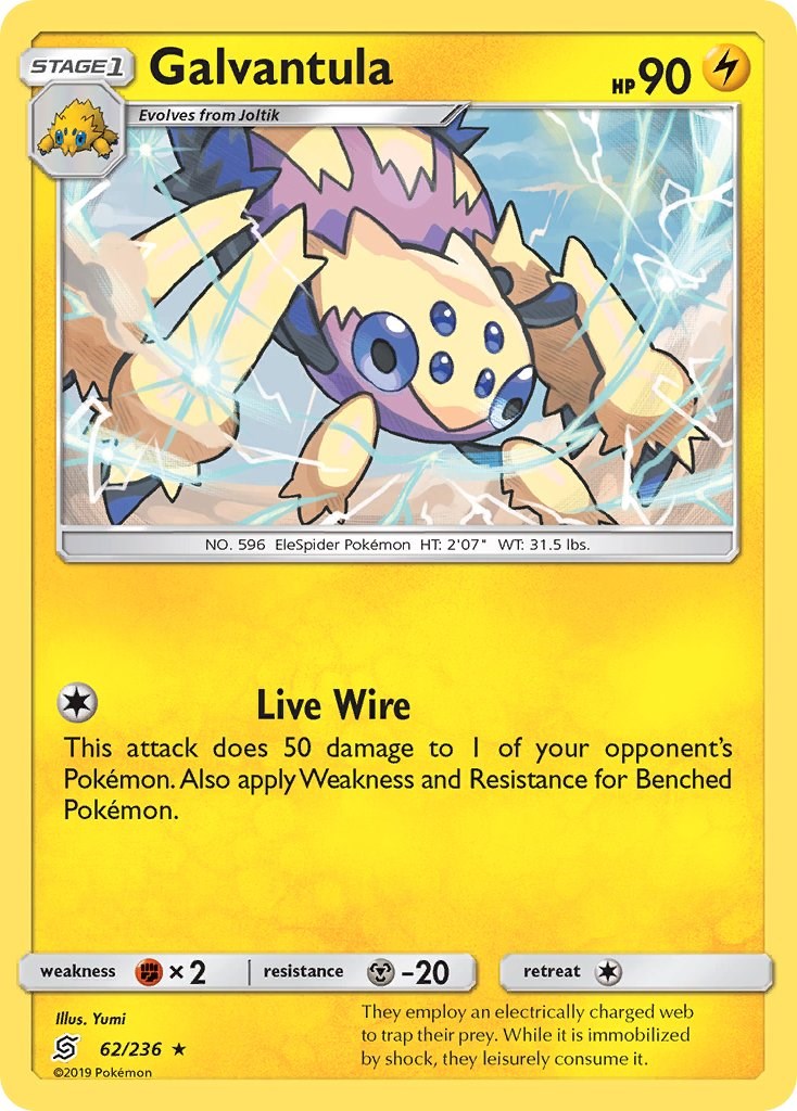 Galvantula [62/236] [Unified Minds] Reverse Holofoil