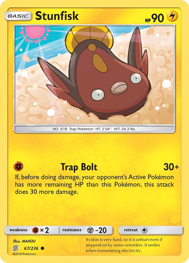 Stunfisk [67/236] [Unified Minds] Reverse Holofoil