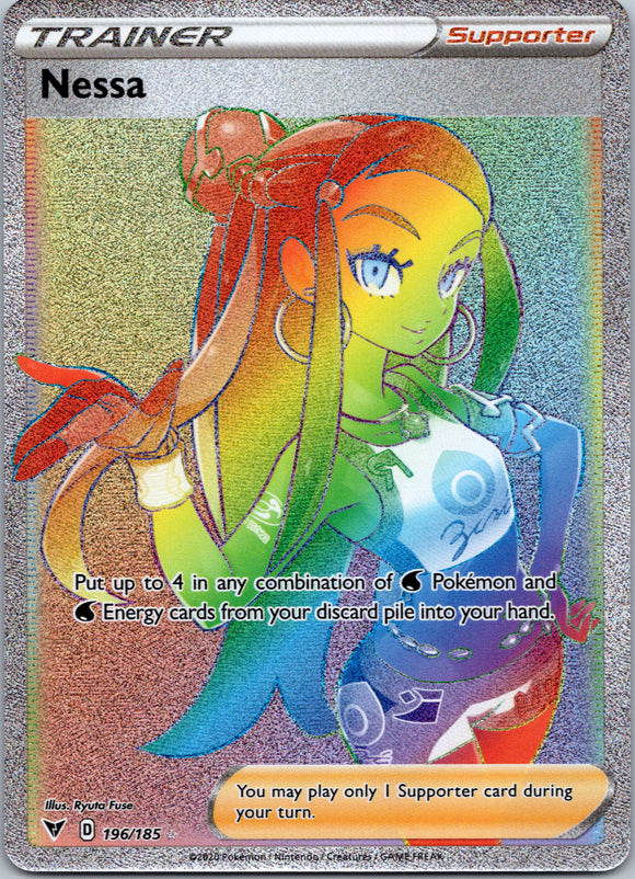 Nessa (Secret) [196/185] [SWSH04: Vivid Voltage]