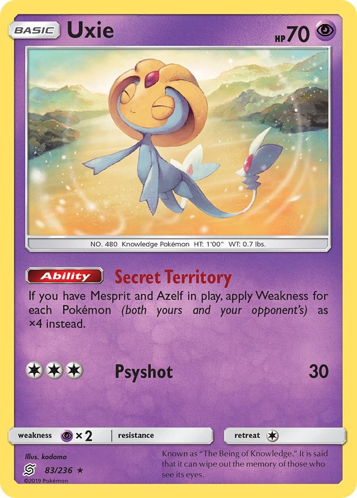 Uxie [83/236] [Unified Minds] Reverse Holofoil