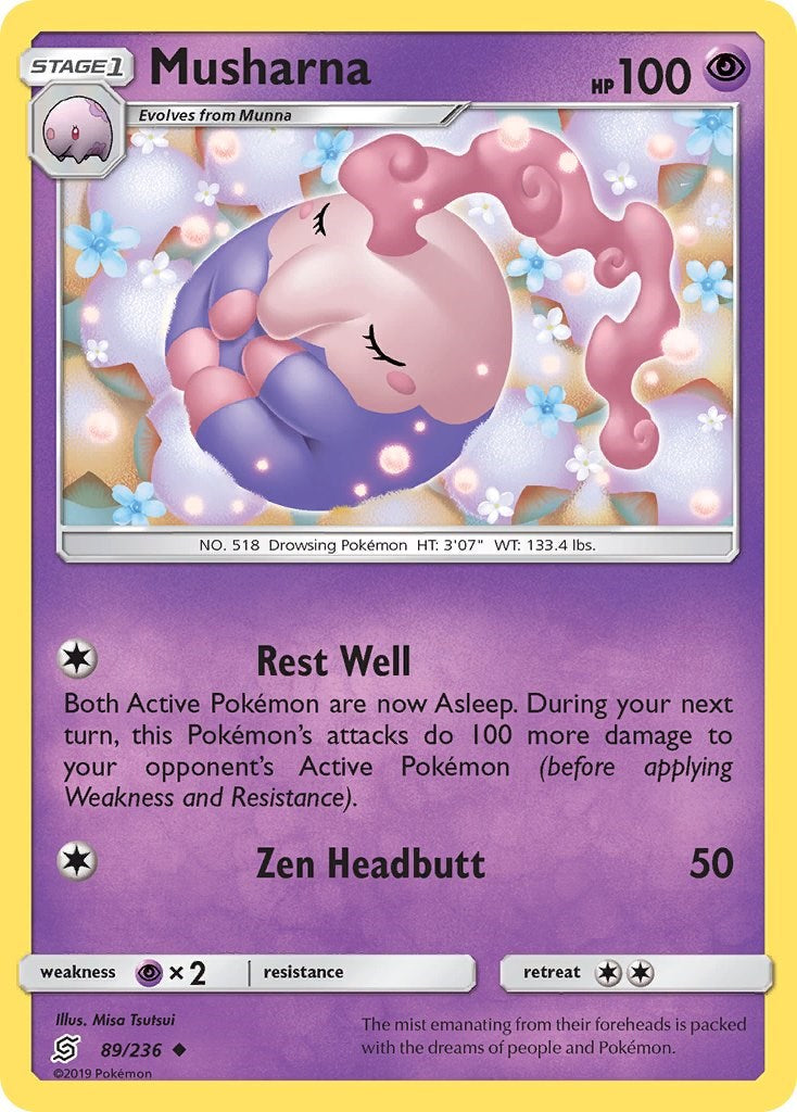 Musharna [89/236] [Unified Minds] Reverse Holofoil