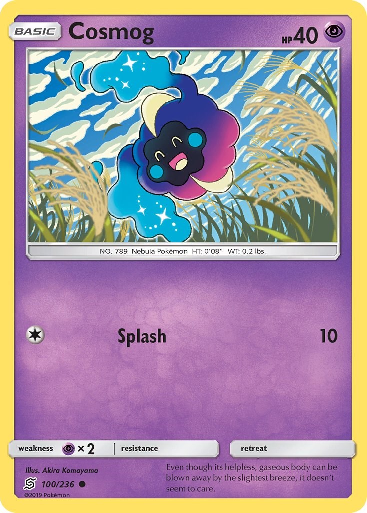 Cosmog [100/236] [Unified Minds] Reverse Holofoil