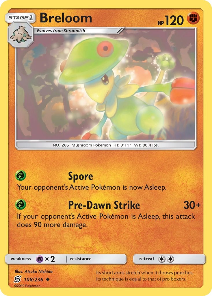 Breloom [108/236] [Unified Minds] Reverse Holofoil
