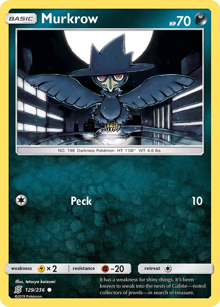 Murkrow [129/236] [Unified Minds] Reverse Holofoil
