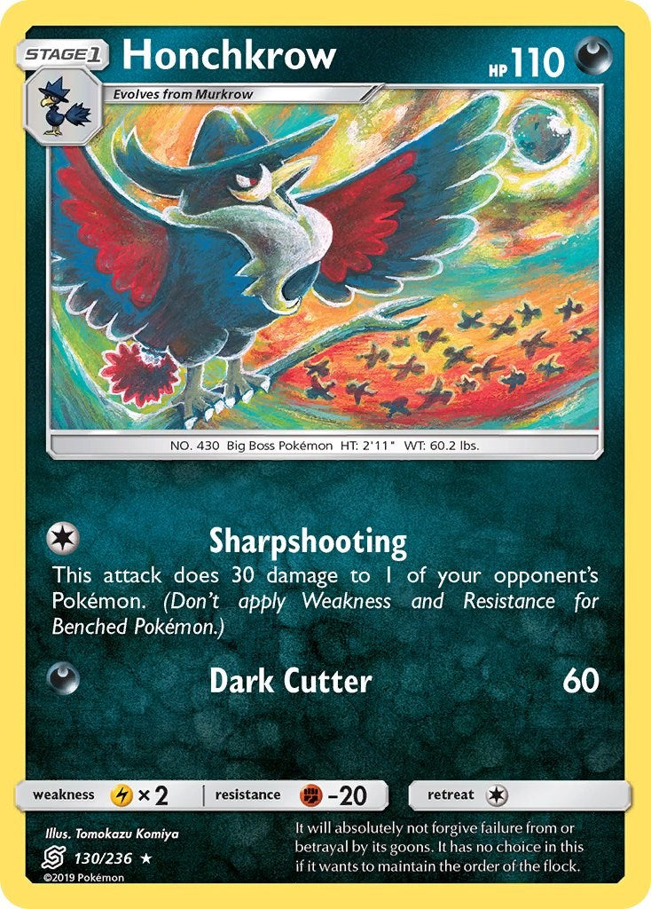 Honchkrow [130/236] [Unified Minds] Reverse Holofoil