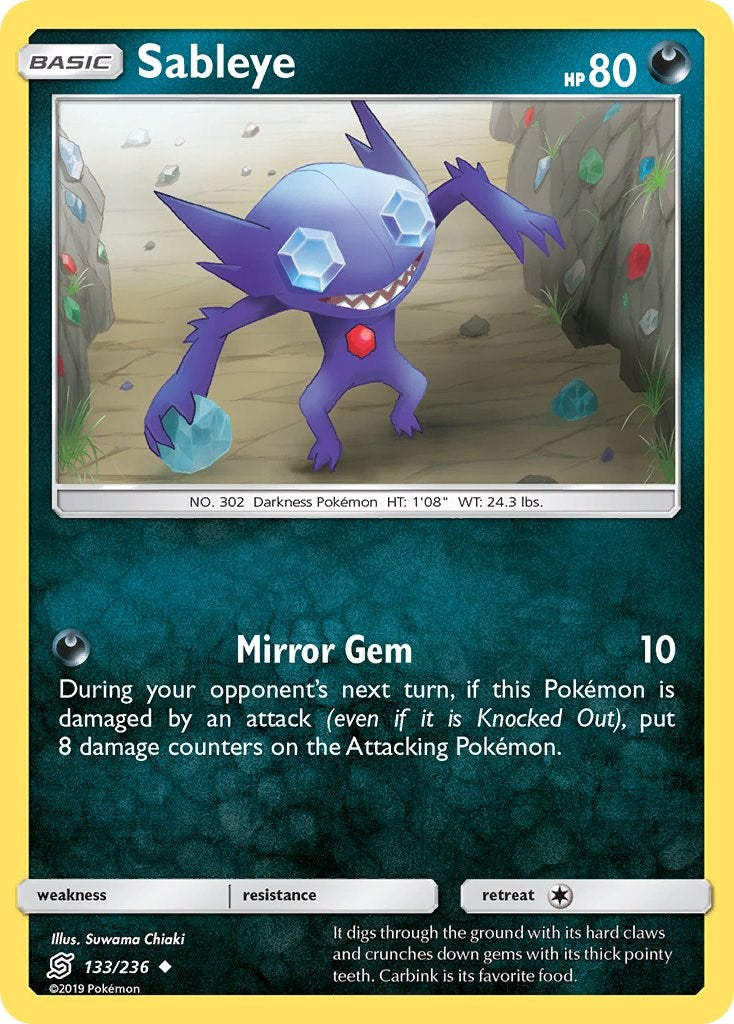 Sableye [133/236] [Unified Minds] Reverse Holofoil
