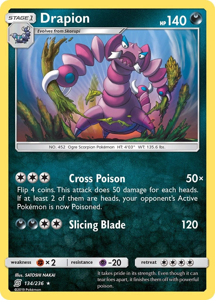 Drapion [134/236] [Unified Minds] Reverse Holofoil